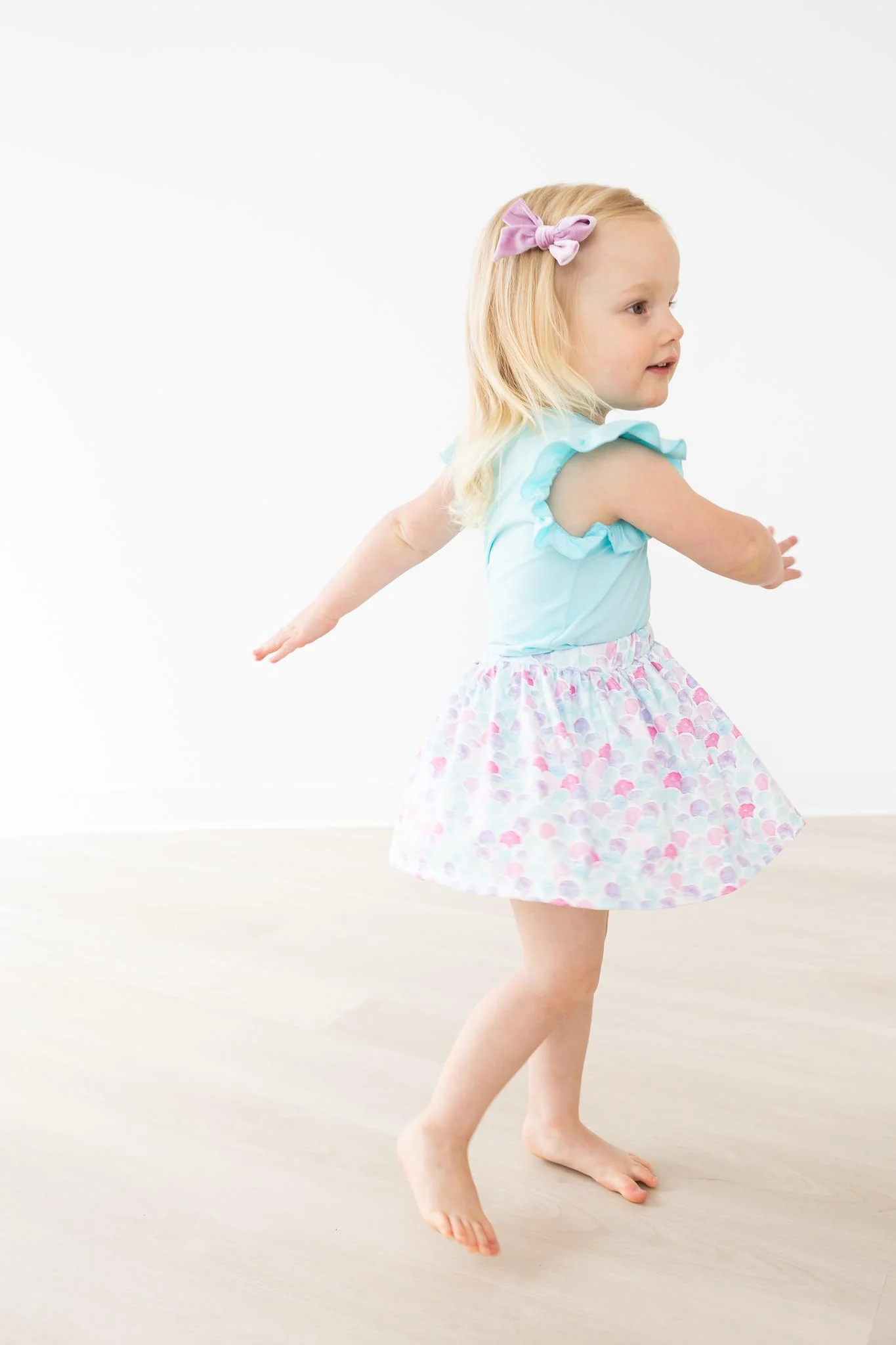 Aqua S/S Ruffle Tee - Image 8