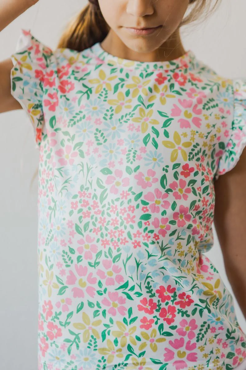 Daffodils S/S Ruffle Tee - Image 3