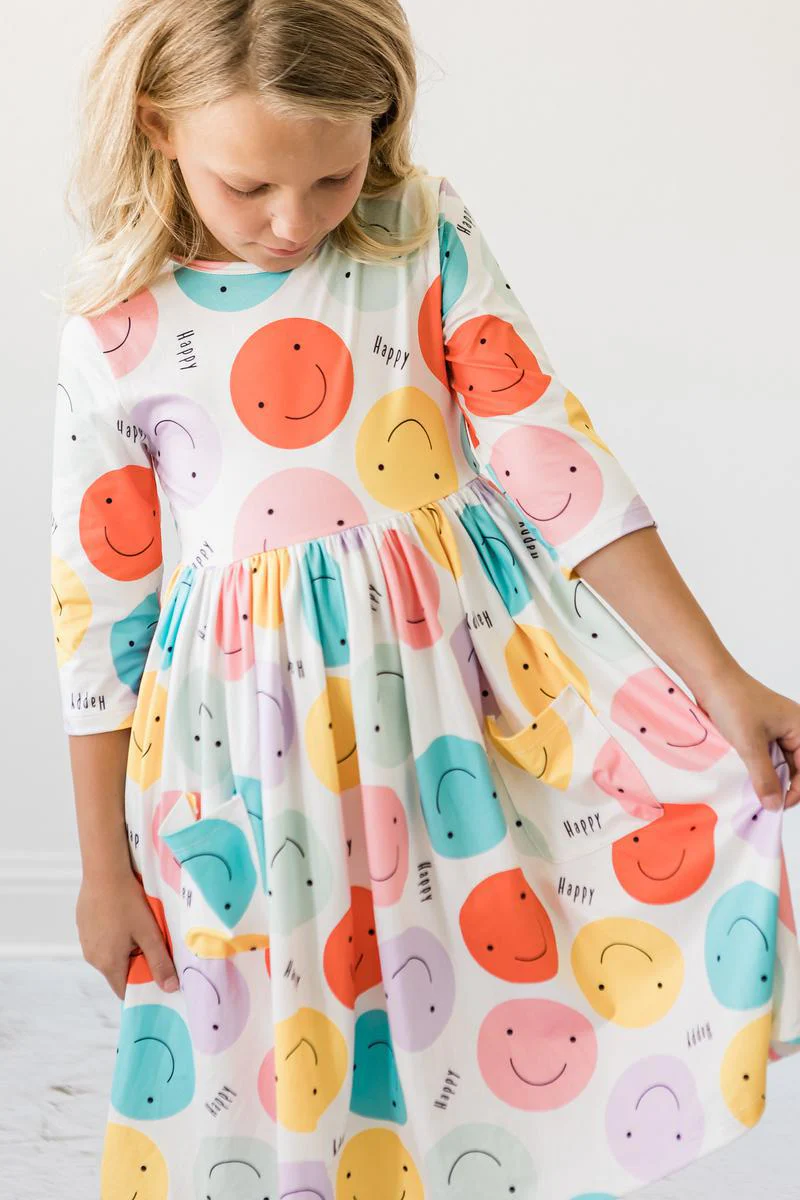Happy Days 3/4 Pocket Twirl Dress - Image 4