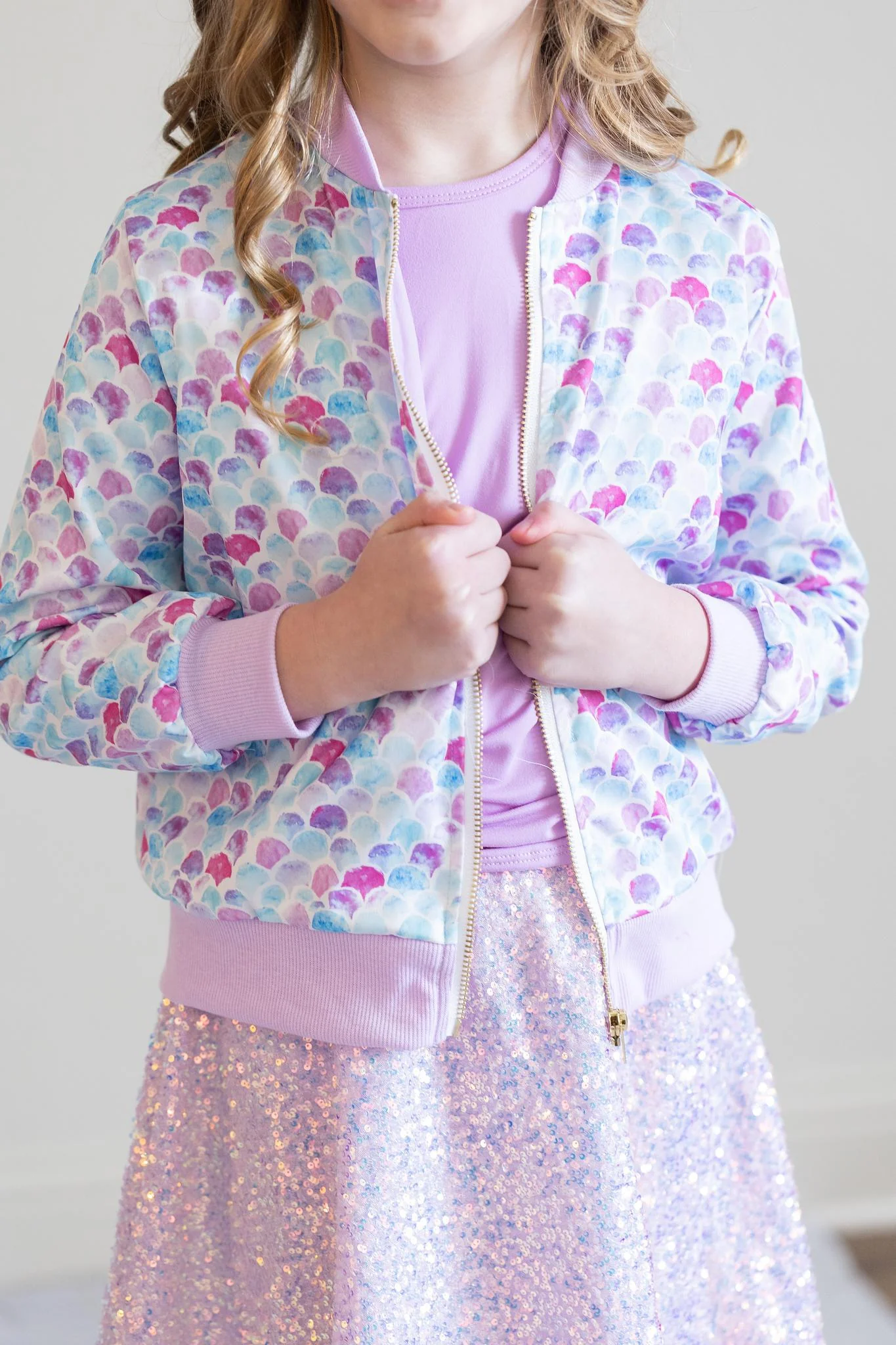 Mermaid Scales Satin Jacket - Image 5