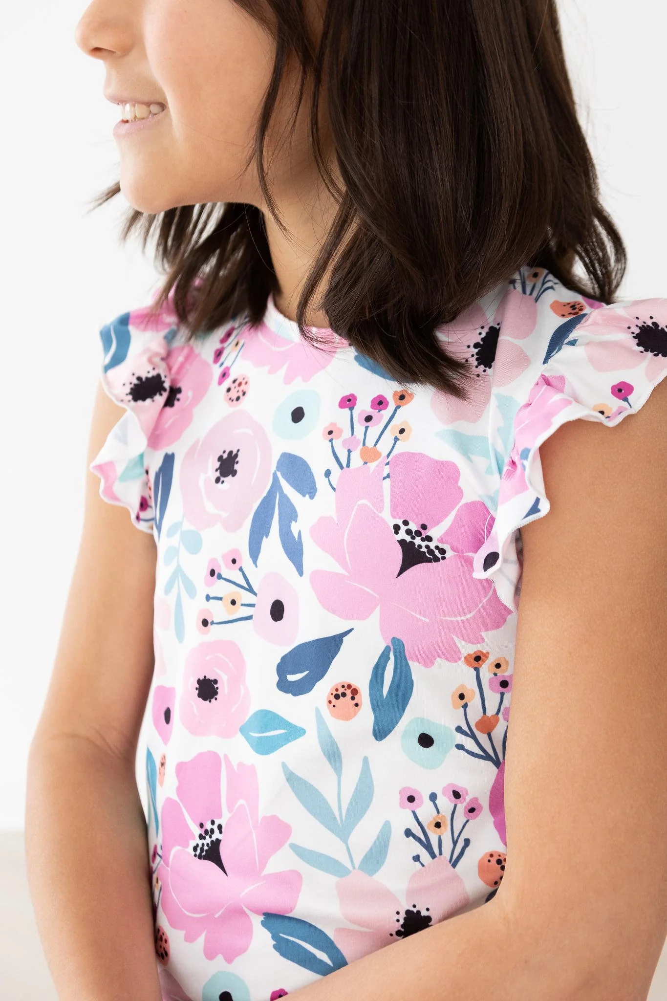 Pretty in Purple S/S Ruffle Tee - Image 3