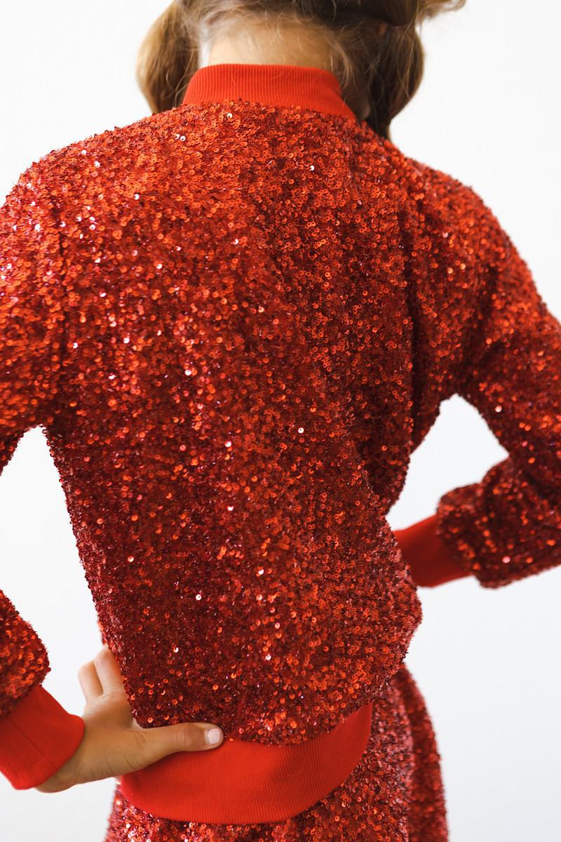 Red Sequin Jacket - Image 6