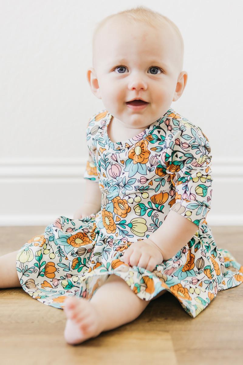 Vintage Vibes 3/4 Sleeve Twirl Bodysuit - Image 6