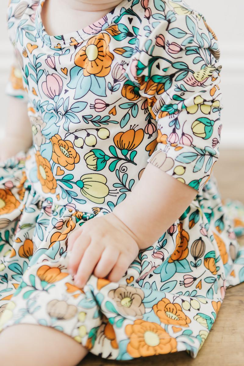 Vintage Vibes 3/4 Sleeve Twirl Bodysuit - Image 7
